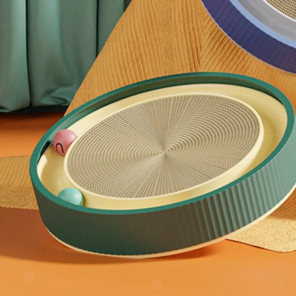 Cat Wheel funy Scratching board With 3 Balls